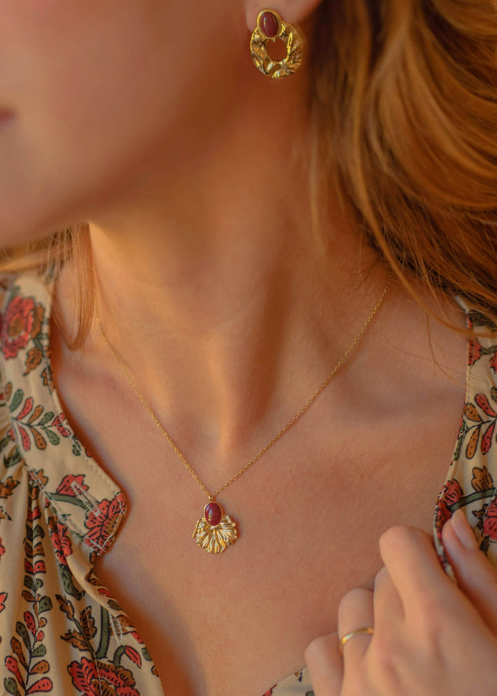 Collana ficus pietra