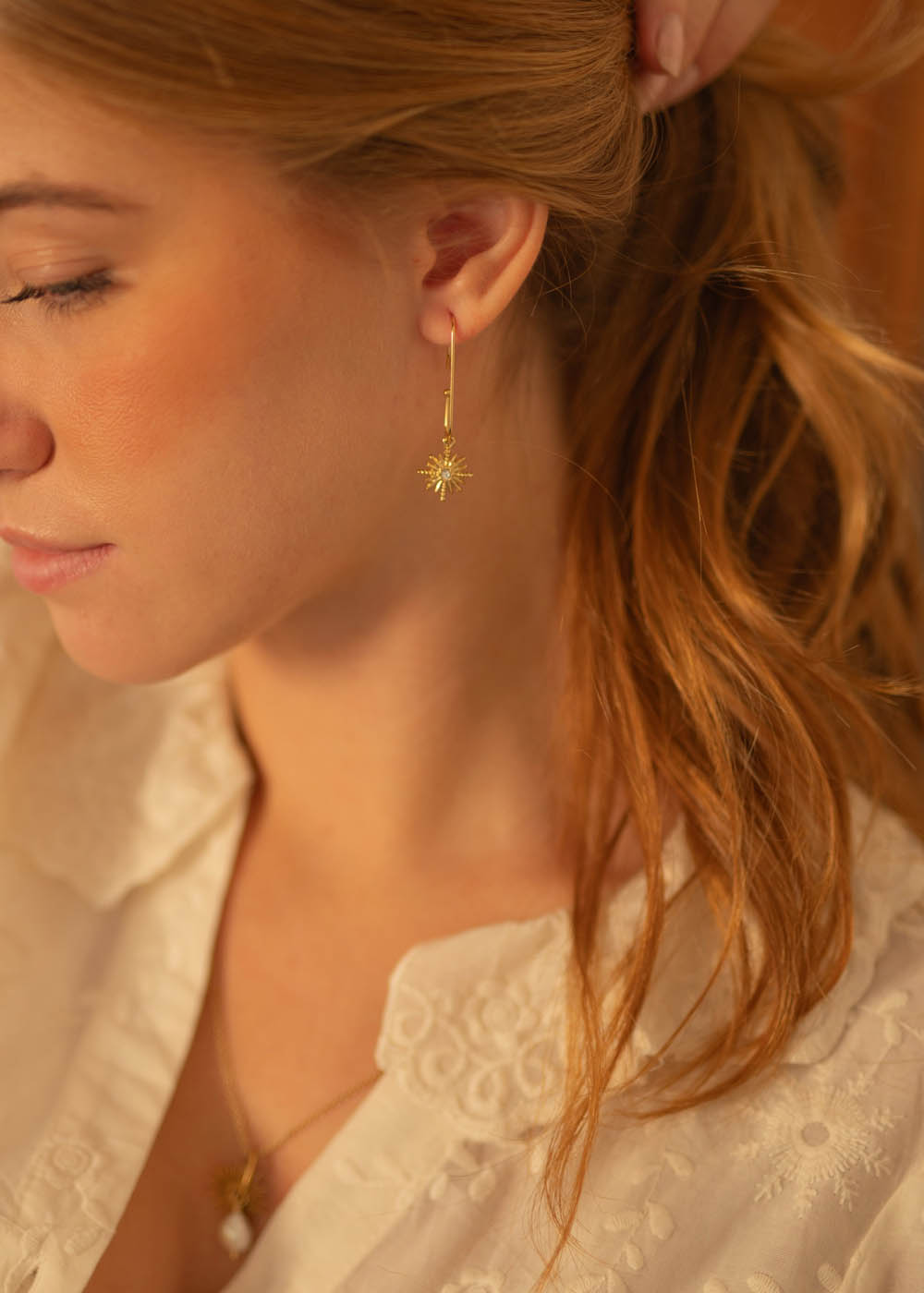 Orecchini stella & Brillantino