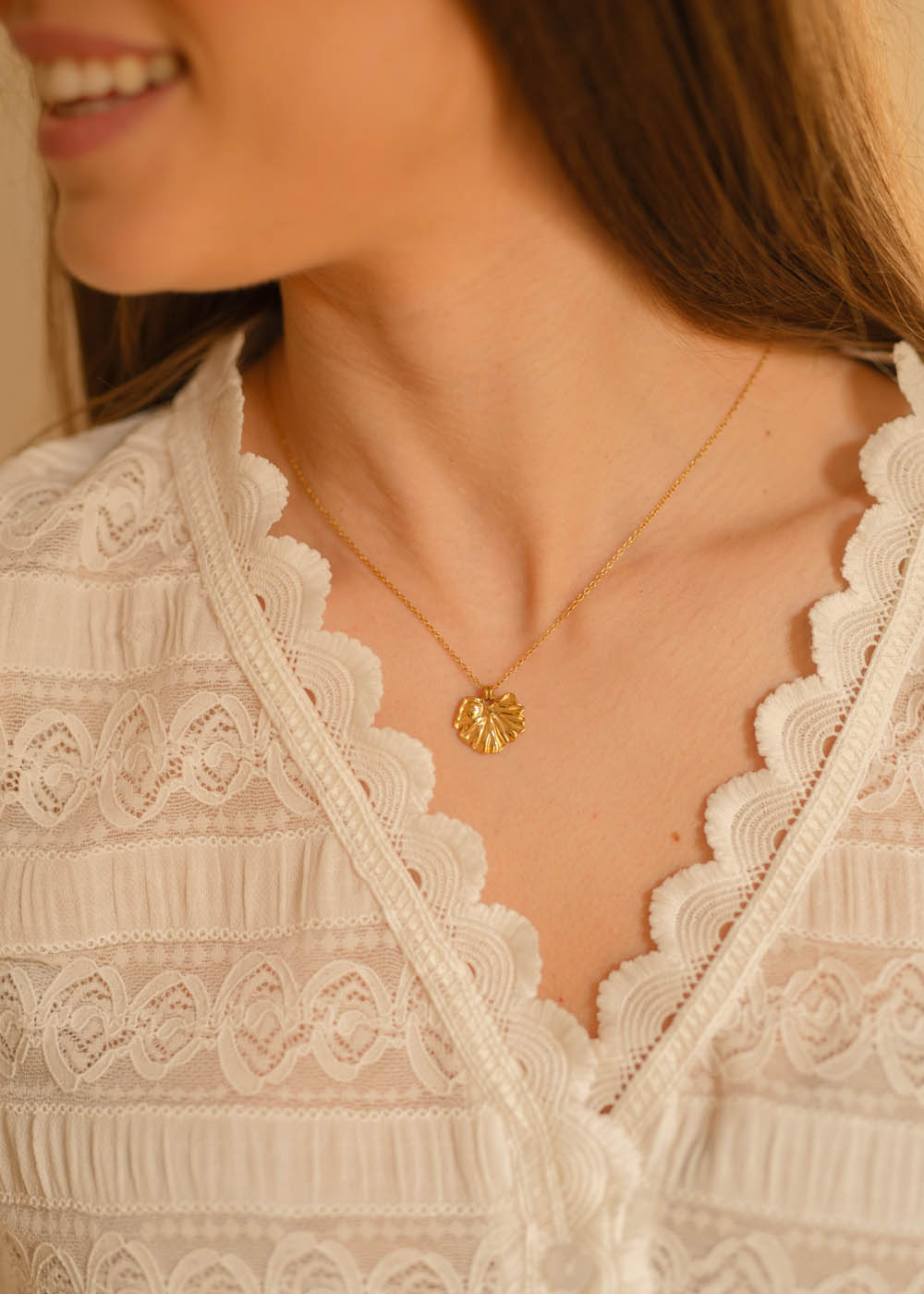 Collana pendaglio rotella