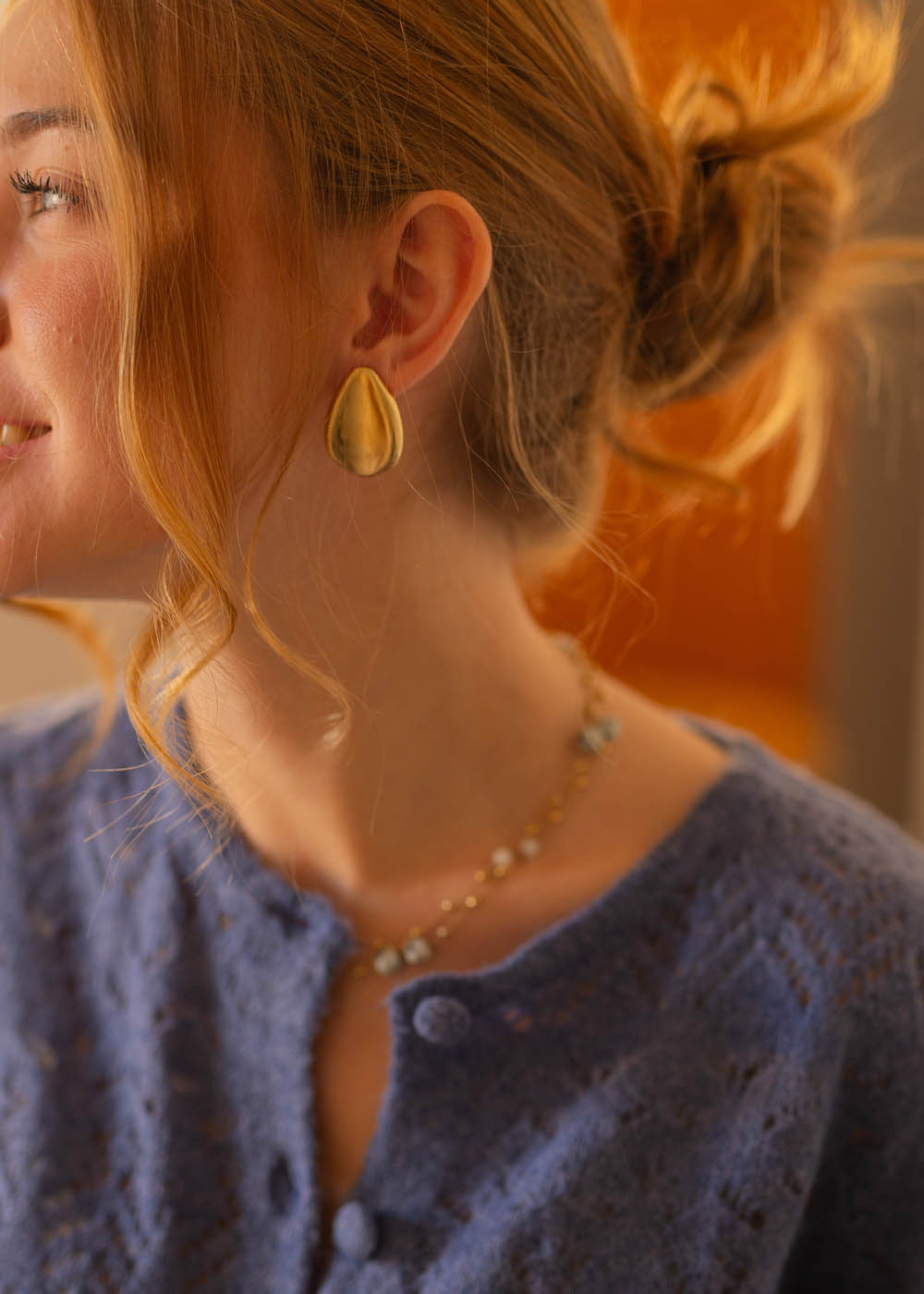 Orecchini goccia morbida