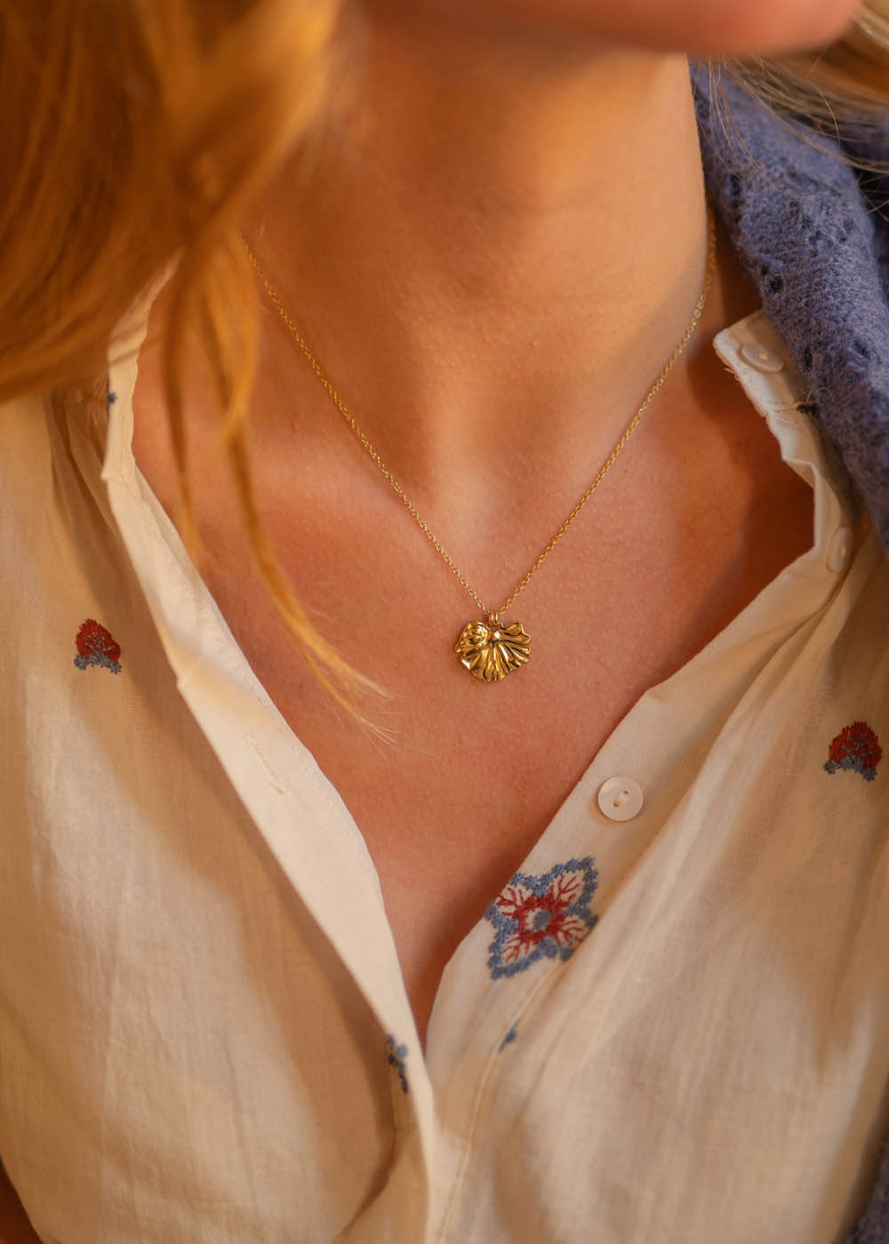 Collana pendaglio rotella