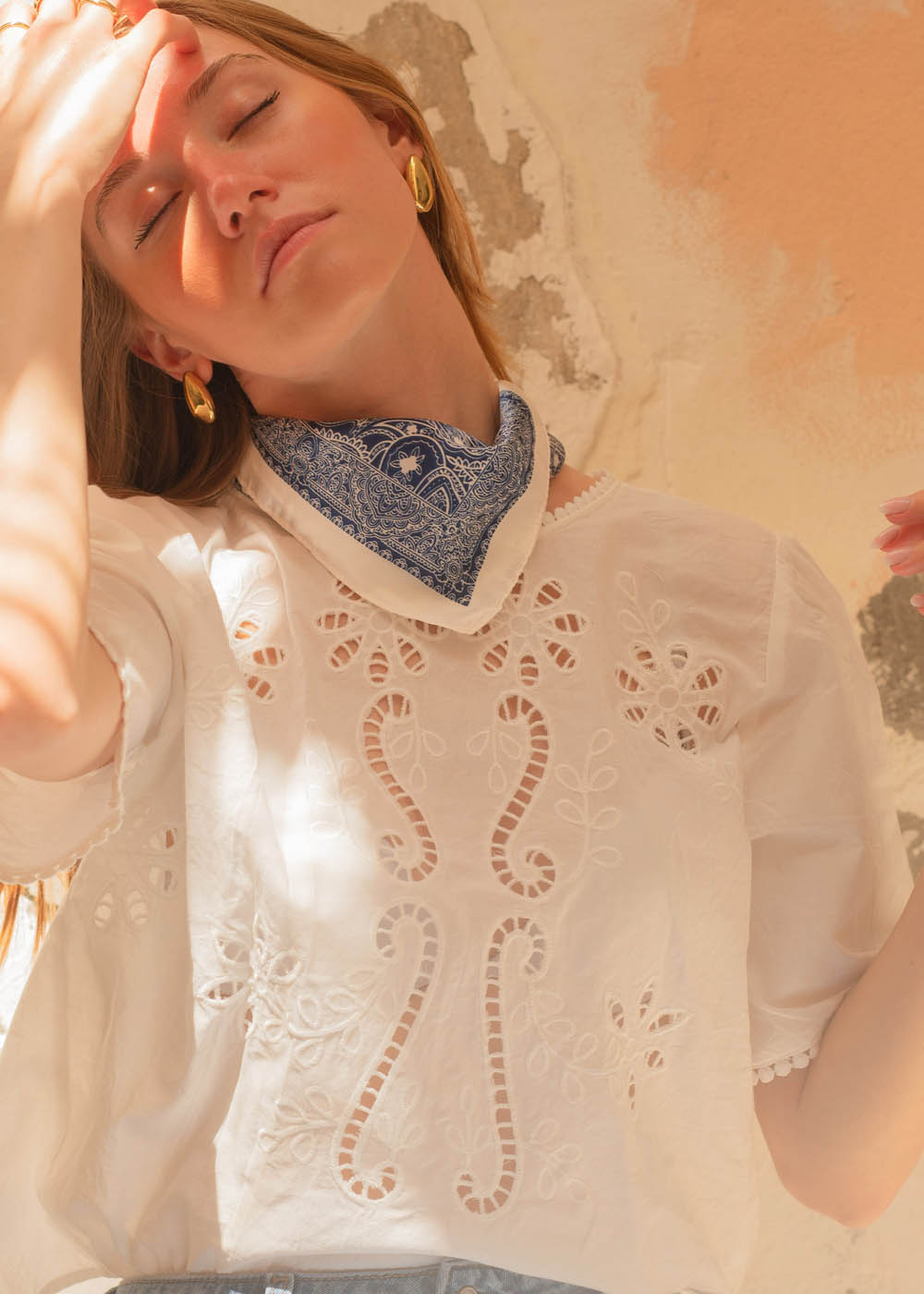Foulard Santorini