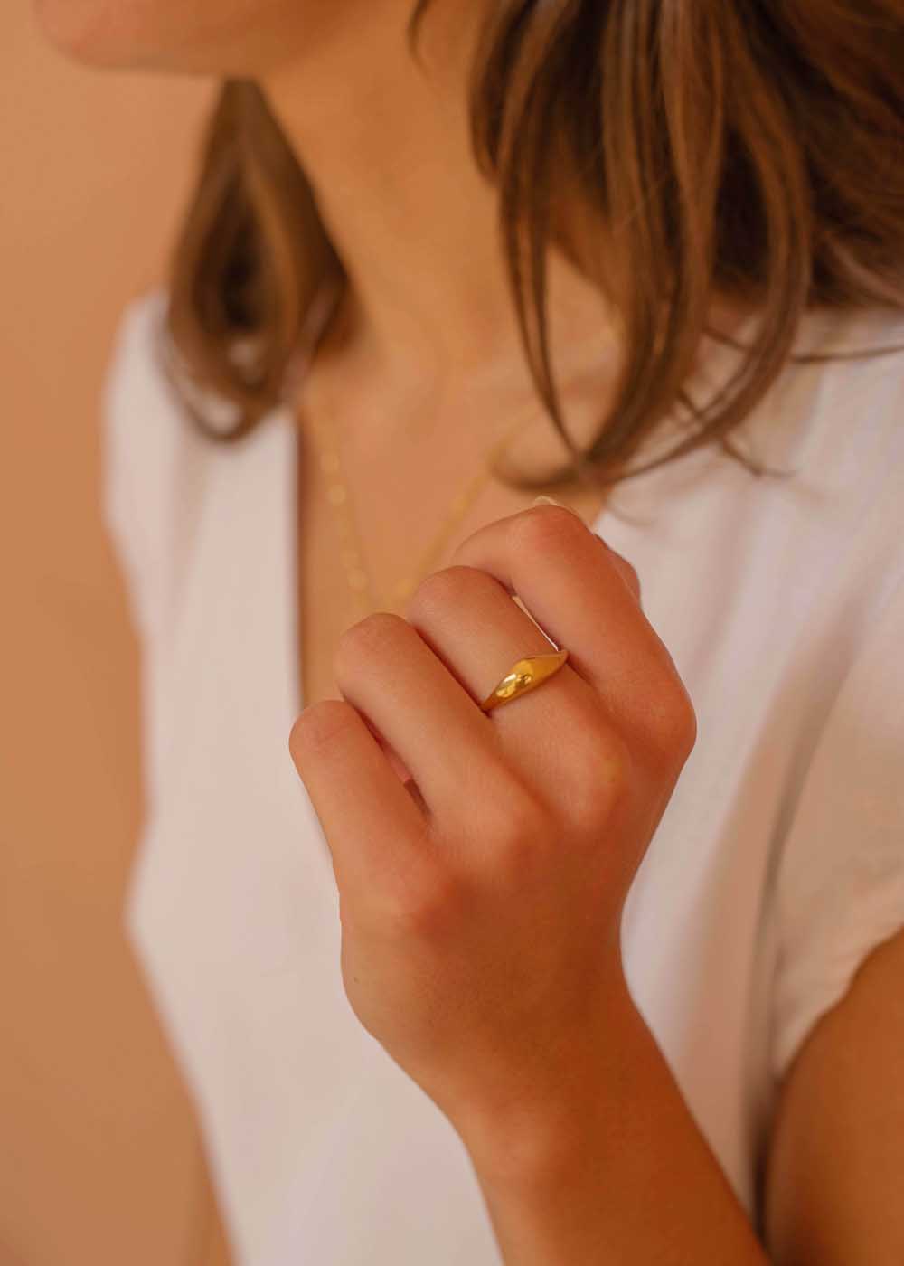 Anello bombato piccolo